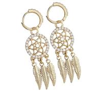Boucles d'oreilles de receveur de rêve, boucles d'oreilles de receveur de | Bijoux étincelants géométriques pour le print