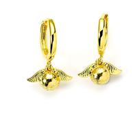 Boucles d'oreilles de snitch Golden Harry Potter La boutique de carats