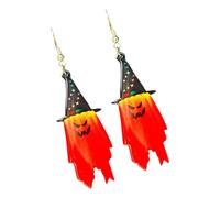 Boucles D'oreilles De Sorcière Dans Le Bijoux De Vacances En Acrylique Pour Fête D'Halloween Unique Pour Adultes Boucles D'oreilles Pour Femmes