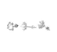 Boucles d'oreilles de style hip-hop en or 14K, boucles d'oreilles à goujons à griffe, idéales pour ceux qui admirent les accessoires uniques et chics
