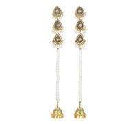 Boucles d'oreilles décoratives moulées en mélange de métal - Style moderne ventilé - Confort tout le monde - À porter lors de fêtes - Boucles d'oreilles non conformistes, One Size, Comme décrit, Comme