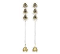 Boucles d'oreilles décoratives moulées en mélange de métal - Style moderne ventilé - Confort tout le monde - À porter lors de fêtes - Boucles d'oreilles non conformistes, One Size, Comme décrit, Comme
