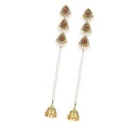 Boucles d'oreilles décoratives moulées en mélange de métal - Style moderne ventilé - Confort tout le monde - À porter lors de fêtes - Boucles d'oreilles non conformistes, One Size, Comme décrit, Comme