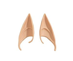 Boucles d'oreilles d'elfe de fée Pixie - Colorées - Sans trous d'oreille - Oreilles de gobelin pointues - Cosplay - Pour femmes et filles - Cadeaux de fête, Silicone, Silicone.