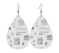 Boucles D'Oreilles Dessin De La Culture De La Grèce Antique Oreille Goutte Balancent Confortables Décorations Forme Larme Boucles D'Oreilles, Pour Décoration De Fête, Ouple, Wedding