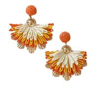 Boucles d'Oreilles d'Été Bijoux Boho Fleur en de Zinc