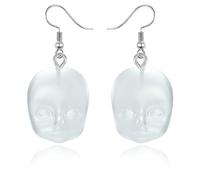 Boucles d'oreilles d'Halloween pour femme - Boucles d'oreilles pendantes en forme de citrouille - Boucles d'oreilles effrayantes - Accessoires d'Halloween pour femme - Bijoux citrouille (Style8_visage