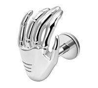 Boucles d'oreilles d'horreur, clous de lèvre à filetage interne pour Halloween | Accessoires gothiques pour femmes, adolescentes, anniversaires, voyages, costume d'amis à la maison, Golden palm, Acier