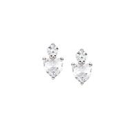 Boucles D'Oreilles DIAMANT SOLITAIRE COEUR Amen Femme