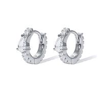 Boucles D'Oreilles Diamond Hoop Pour les Femmes Piercing Bijoux Pendientes, LYLSSSDH, les E2