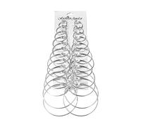 Boucles d'Oreilles d'oreilles Rock exagérées 6 pièces ensemble tempérament lumière luxe mode femmes rétro exquis bijoux noël saint valentin cadeau 12PC (B, One Size)