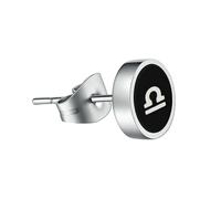 Boucles d'oreilles douze constellations en acier titane pour homme coréen., Métal