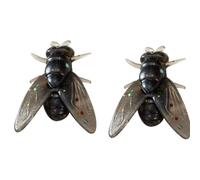 Boucles d'Oreilles Drôles, Boucles d'Oreille en Résine Amusantes, Accessoire de Bijouterie pour Femme Sorties Quotidien Look Urbain Fêtes Noël Poisson d'Avril