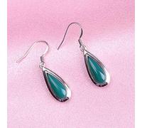 Boucles D'Oreilles Eardrop Boucles D'Oreilles Pour Femmes Accessoires S925 Argent Femme Goutte D'Eau Rouge Corindon Tempérament Correspond à Tous les Vêtements Accessoires Bijoux Boucles D'O, LJBLEU