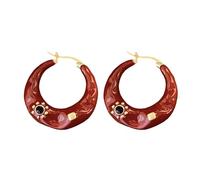Boucles d'oreilles élégantes d'inspiration française fabriquées à partir de matériaux en alliage robuste, idéales pour améliorer l'élégance à toute soirée