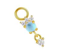 Boucles d'oreilles élégantes en argent avec perles en forme de losange et accents de cristal pour un look tendance - Argent avec accents de diamant, taille unique, comme décrit