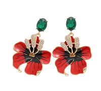 Boucles d'oreilles élégantes en forme de fleur en cuivre - Bijoux créatifs pour femme et fille - Motif floral vintage pour femme, taille unique, Comme décrit, Voir les images ou les descriptions du