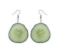 Boucles d'oreilles élégantes en forme de fruits : accessoires colorés tendance pour un look frais - Parfait pour l'été ou pour un usage quotidien ! Boucles d'oreilles chandelier pour femmes, 7x4cm