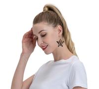 Boucles d'oreilles élégantes en forme d'éléphant coloré en cuir - Accessoires tendance et uniques pour un usage quotidien, taille unique