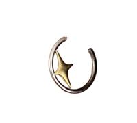 Boucles d'oreilles élégantes et vintage étoilées - Accessoire polyvalent avec construction en alliage hypoallergénique pour toutes les occasions - Boucles d'oreilles pendantes confortables et durables