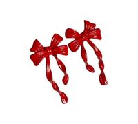 Boucles d'oreilles élégantes inspirées du ballet - Boucles d'oreilles élégantes avec nœud papillon - Bijou tendance - Bijoux élégants, One Size, Comme décrit, Comme décrit.