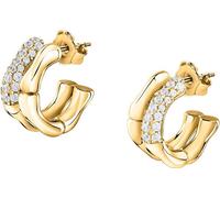 Boucles d'oreilles élégantes plaquées or en argent recyclé Essenza SAWA17