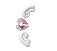 Boucles d'oreilles élégantes pour cartilage en forme d'aile et d'étoile, bijoux de piercing à la mode, accessoires d'oreille pour un usage quotidien, boucles d'oreilles ailes d'ange, taille unique