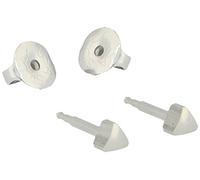 Boucles d'oreilles en acier chirurgical stériles avec triangle 4 mm