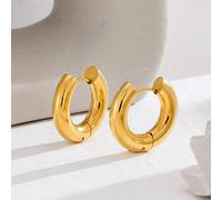 Boucles D'oreilles En Acier De Titane À La Mode De 4 Mm Et Fermoir Pour Prévenir Les Allergies Taille UniqueAcier inoxydable