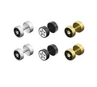 Boucles d'oreilles en Acier Inoxydable hypoallergéniques, Boucles d'oreilles étalon