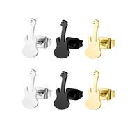 Boucles d'oreilles en Acier Inoxydable pour Femmes Hommes, Boucles d'oreilles étalon
