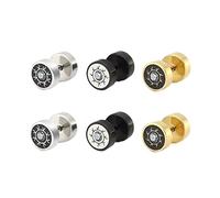 Boucles d'oreilles en Acier Inoxydable pour Hommes étalons, Boucles d'oreilles étalon