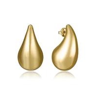 Boucles d'oreilles en acier Ip Doré Goutte Femme Fashion