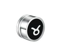 Boucles d'oreilles en acier titane douze constellations absorbant le fer et goutte à goutte d'huile pour homme, Métal