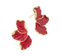 Boucles D'oreilles En Alliage Élégantes Avec Feuille 'érable Et Portable Floral Pour Les Amateurs De Styles Rétro À La Recherche 'accessoires Uniques Des Conceptions Feuilles Et Fleurs