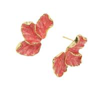 Boucles D'oreilles En Alliage Élégantes Avec Feuille 'érable Et Portable Floral Pour Les Amateurs De Styles Rétro À La Recherche 'accessoires Uniques Des Conceptions Feuilles Et Fleurs