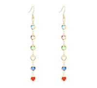 Boucles d'oreilles en alliage léger décorent avec des designs géométriques vivants et des cristaux artificiels pour les accessoires quotidiens