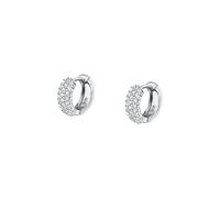 Boucles d'oreilles en argent 925/1000 recyclé et zircon