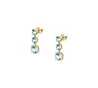 Boucles d'oreilles en argent 925/1000 recyclé et zircon