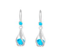 Boucles d'oreilles en argent sterling 925 pour femmes Boucles d'oreilles pendantes en or tendance Boucles d'oreilles de mariage Bijoux pour les mariées Boucles d'oreilles nœud pour, taille unique