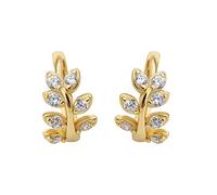 Boucles d'oreilles en couronne d'olive.