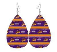 Boucles D'Oreilles En Cuir En Forme De Larme Hispanic Heritage Month Latin American 2026 Les Accessoires De Costume Balancent Pour Cadeau Tendance Pour Dames Filles