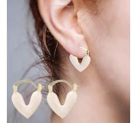 Boucles d'oreilles en de cœur légères design élégant Boucles | Design captivant, élégante, léger à porter, idéal quotidien, touche de charme