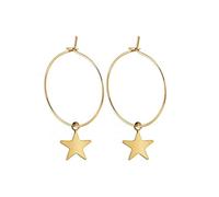 Boucles d'oreilles en étoile à cinq pointes dorées simples Boucles d'oreilles de personnalité à la mode Studs for Women Stylish And Popular Beautiful Design