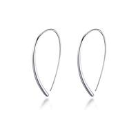 Boucles d'oreilles en fil d'argent sterling