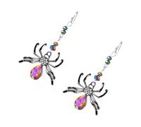 Boucles d'oreilles en forme d'araignée pour femme - Bijoux de fête d'Halloween - Bijoux portables en métal - Matériaux en alliage - Boucles d'oreilles pour femme, taille unique, Comme décrit