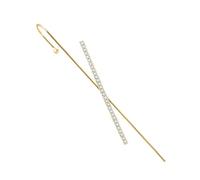 Boucles d'oreilles en forme de croix et strass - Style simple - Tendance - Boucles d'oreilles à tige - Crochet d'oreille - Cadeau de banquet - Argenté, as description, Plastique, comme description