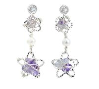 Boucles d'oreilles en forme de cœur d'ormeau vert plaqué or 14 carats, tige en argent 925 pour femme, One Size Fits Al, Fabriqué en alliage de cuivre, Pas de gemme