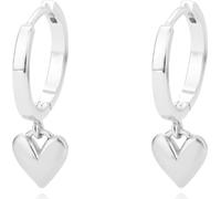 Boucles d'oreilles en forme de cœur en acier chirurgical, élégantes