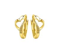 Boucles d'oreilles en forme de cœur pour fille - Boucles d'oreilles à tige pour femme - Boucles d'oreilles à tige tendance - Petites boucles d'oreilles créoles pour petites filles, taille unique